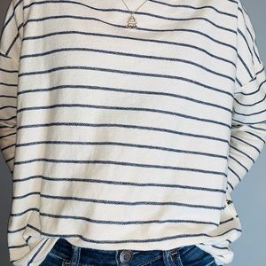 Stripped long sleeve shirt
